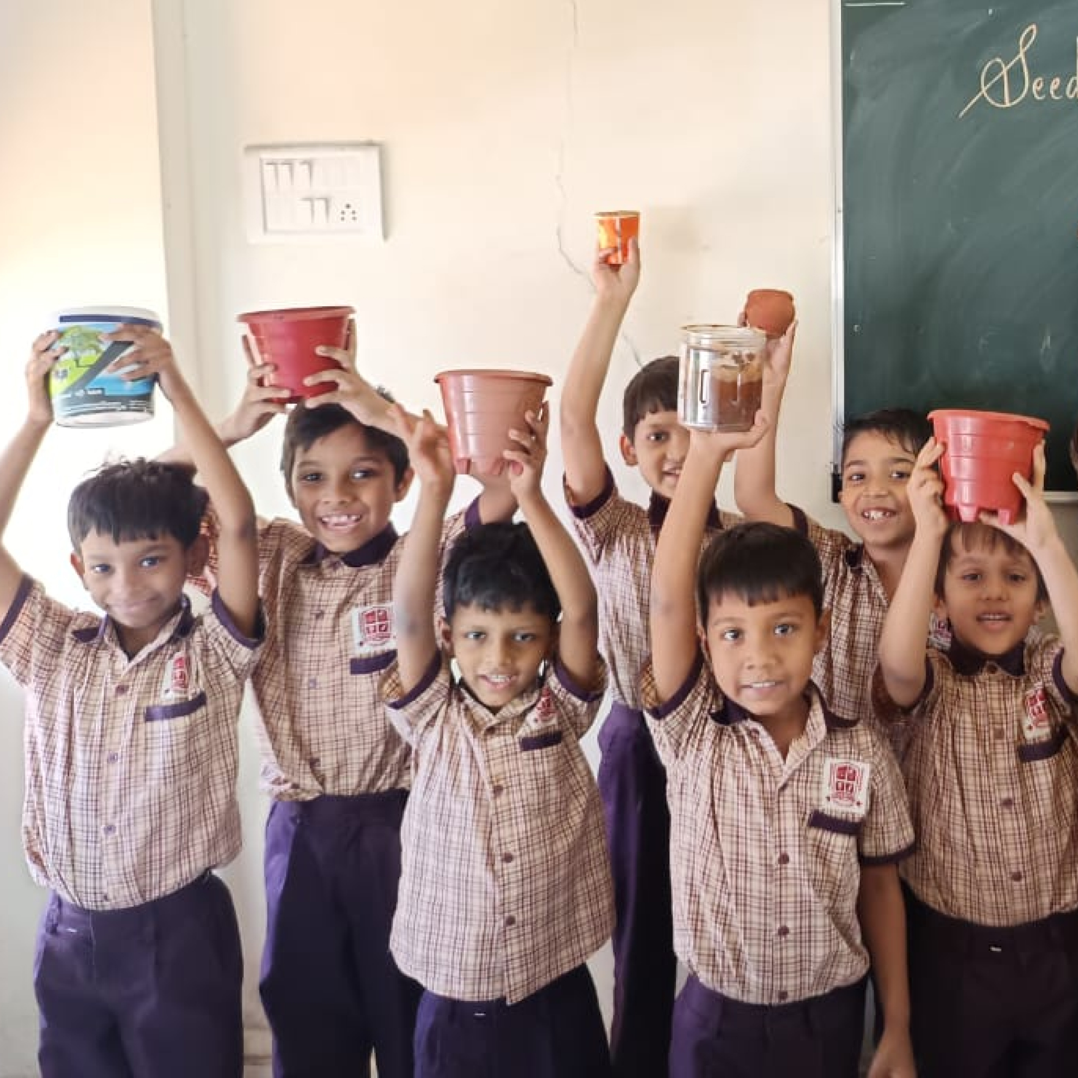 Classroom activity at Blueberry English School