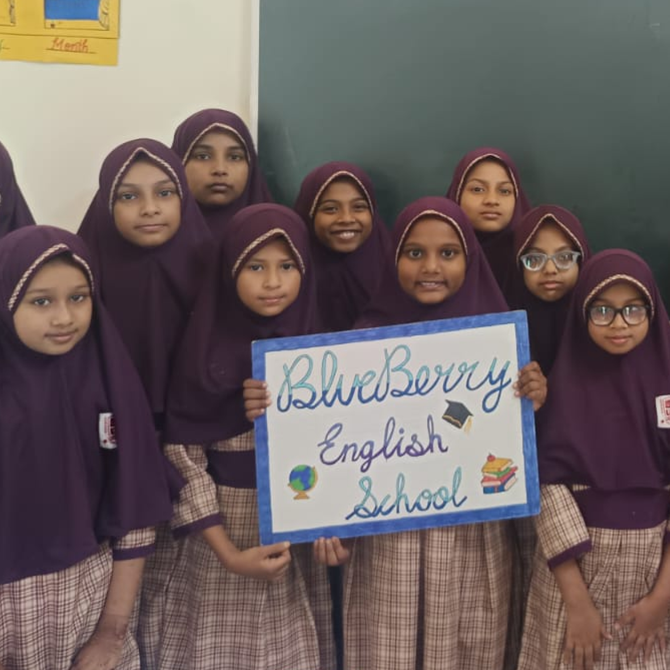 Students at Blueberry English School